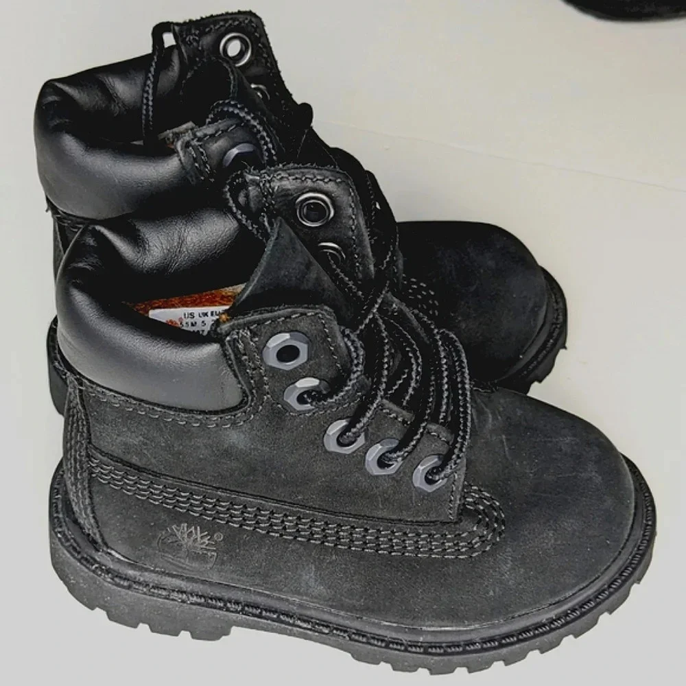 Timberland Boots Black Toddler 5.5